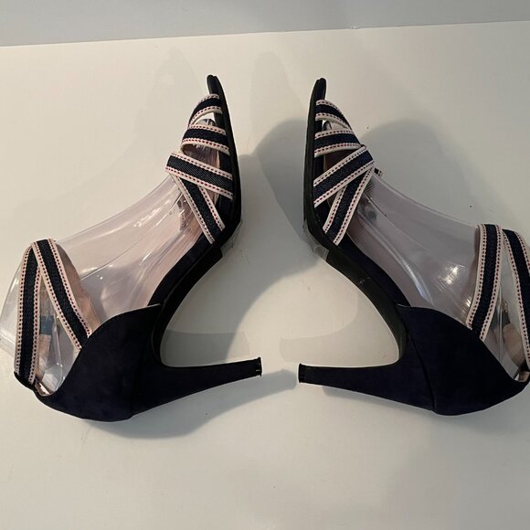 Kelly & Katie Faux Suede Open Toe Strappy High Heel Sandals ~ Women's Size 8.5M - Picture 9 of 14